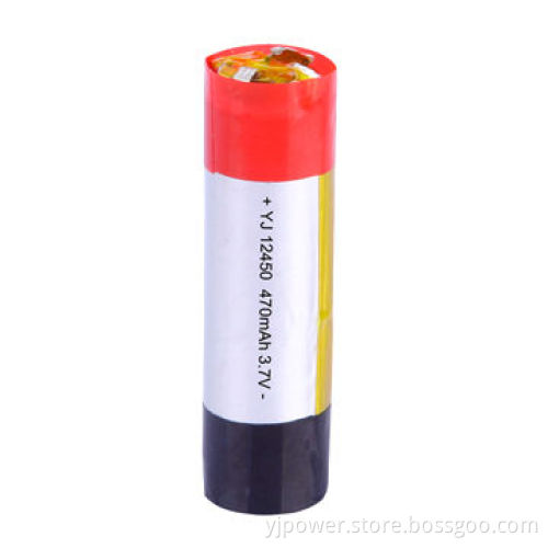 Electronic cigarette battery, YJ12450, 470mAh, 3.7V